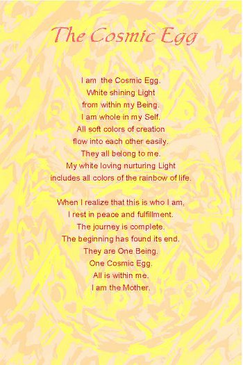 The Cosmic Egg